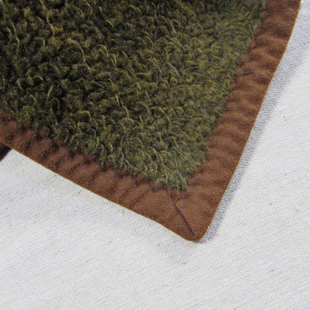 Vintage Biederlack Tiger Head Blanket Made in Spain Reversible Plush Throw 72x55 - Picture 13 of 16